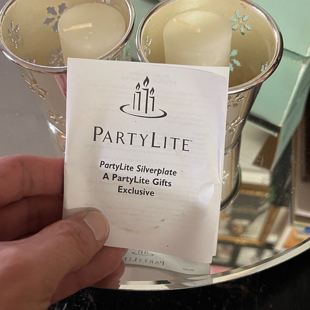Silver Candle Holders - Picture 3 of 3